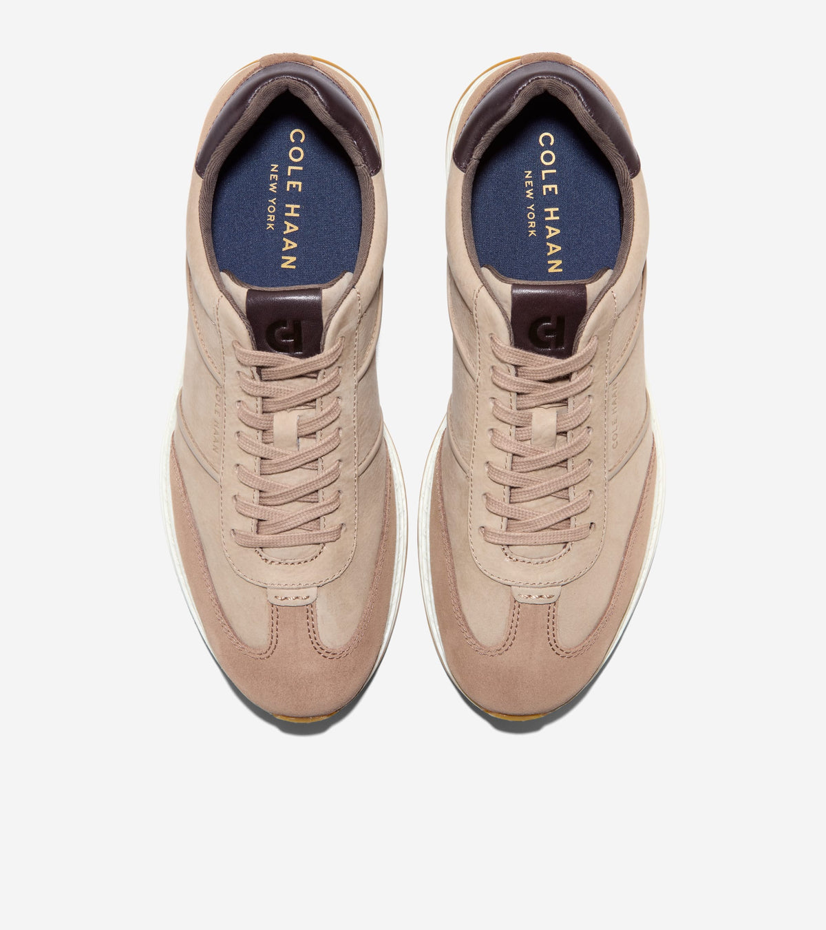 C43565:CH DARK LATTE NUBUCK / CH LIGHT WHISKEY / IVORY