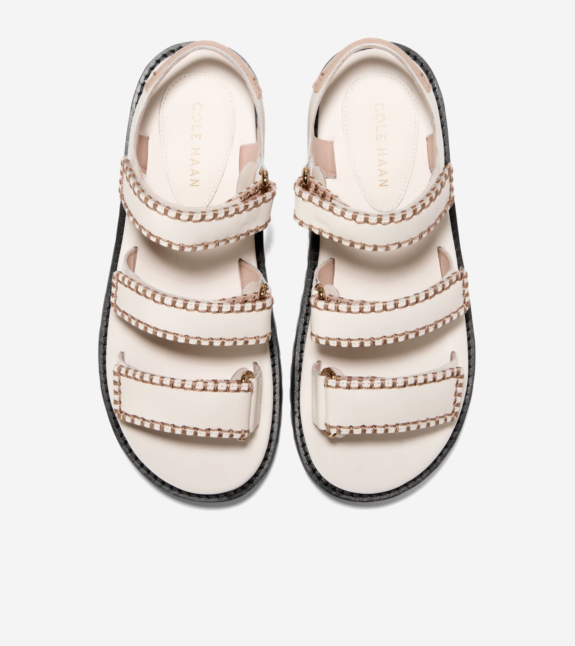 [COLE HAAN]★25SS★GRANDPRO DAYLIN WDG TRIPLE STRAP SANDALS Women's Grandprø Daylin Wedge Triple Strap Sandals in Navy