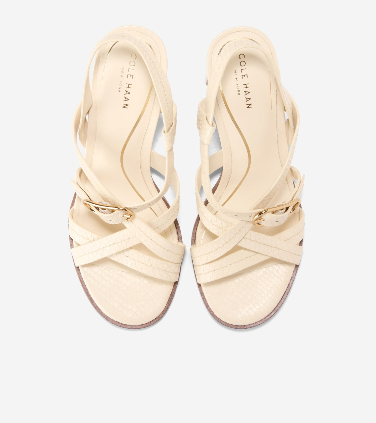 W36936:VANILLA SNAKE PRINT LEATHER