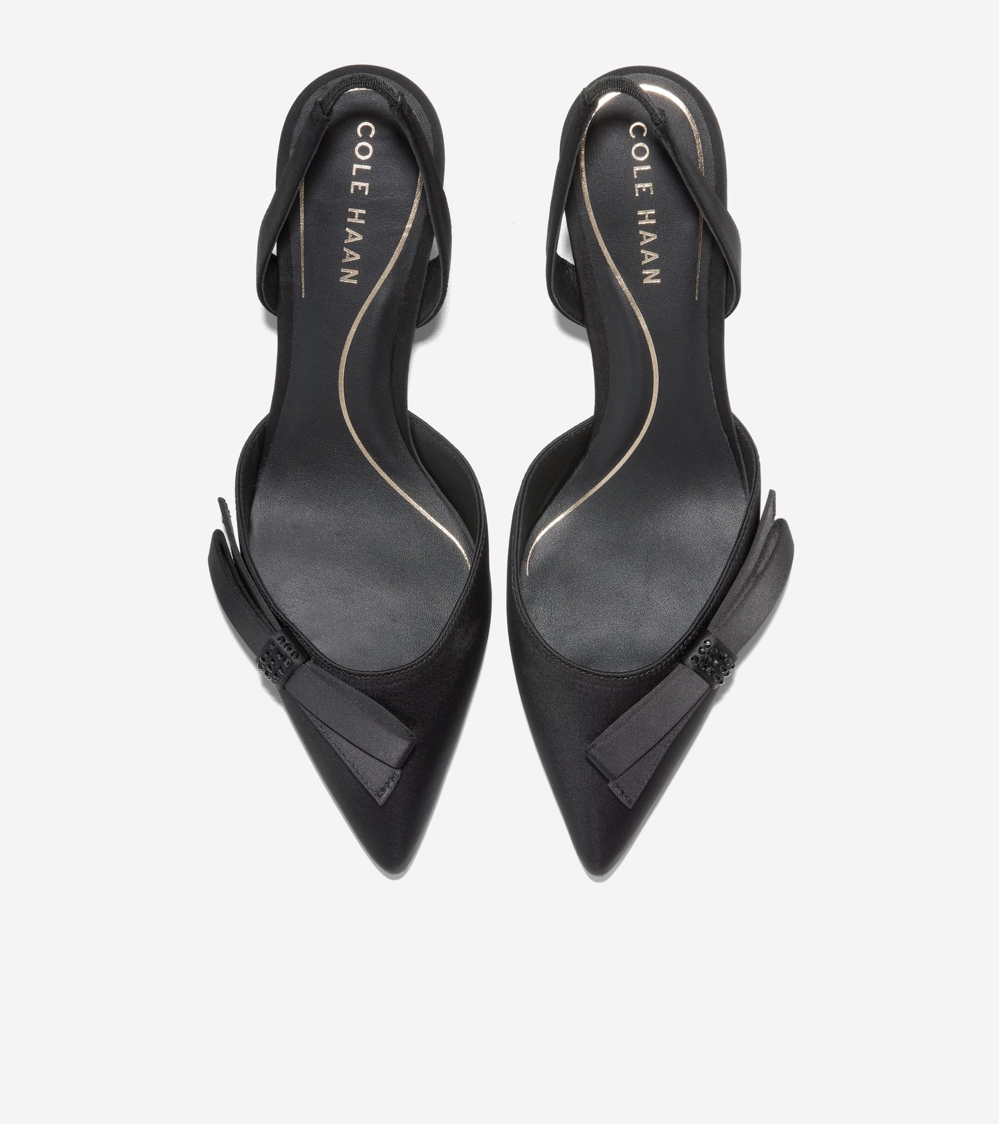 W32703:BLACK SATIN/BLACK CRYSTAL
