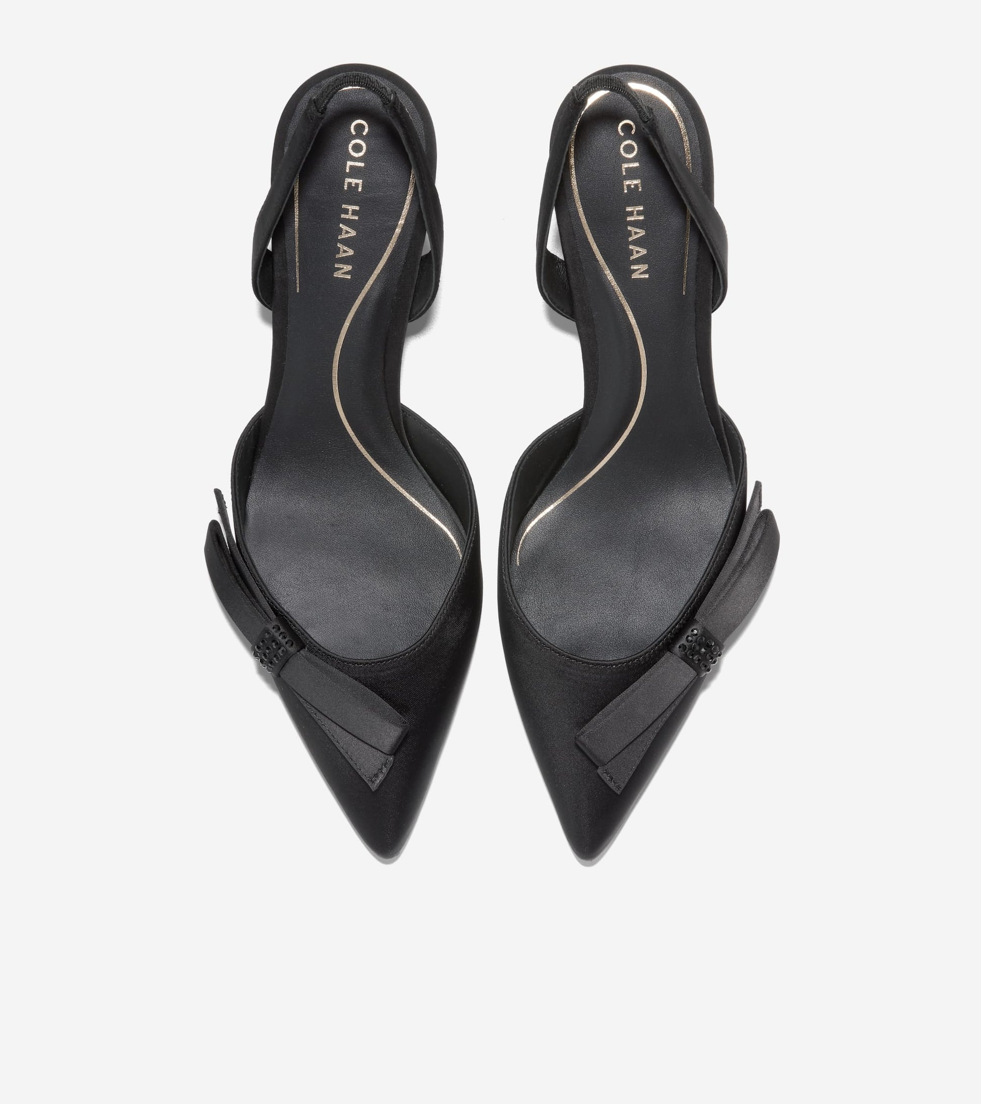 W32703:BLACK SATIN/BLACK CRYSTAL