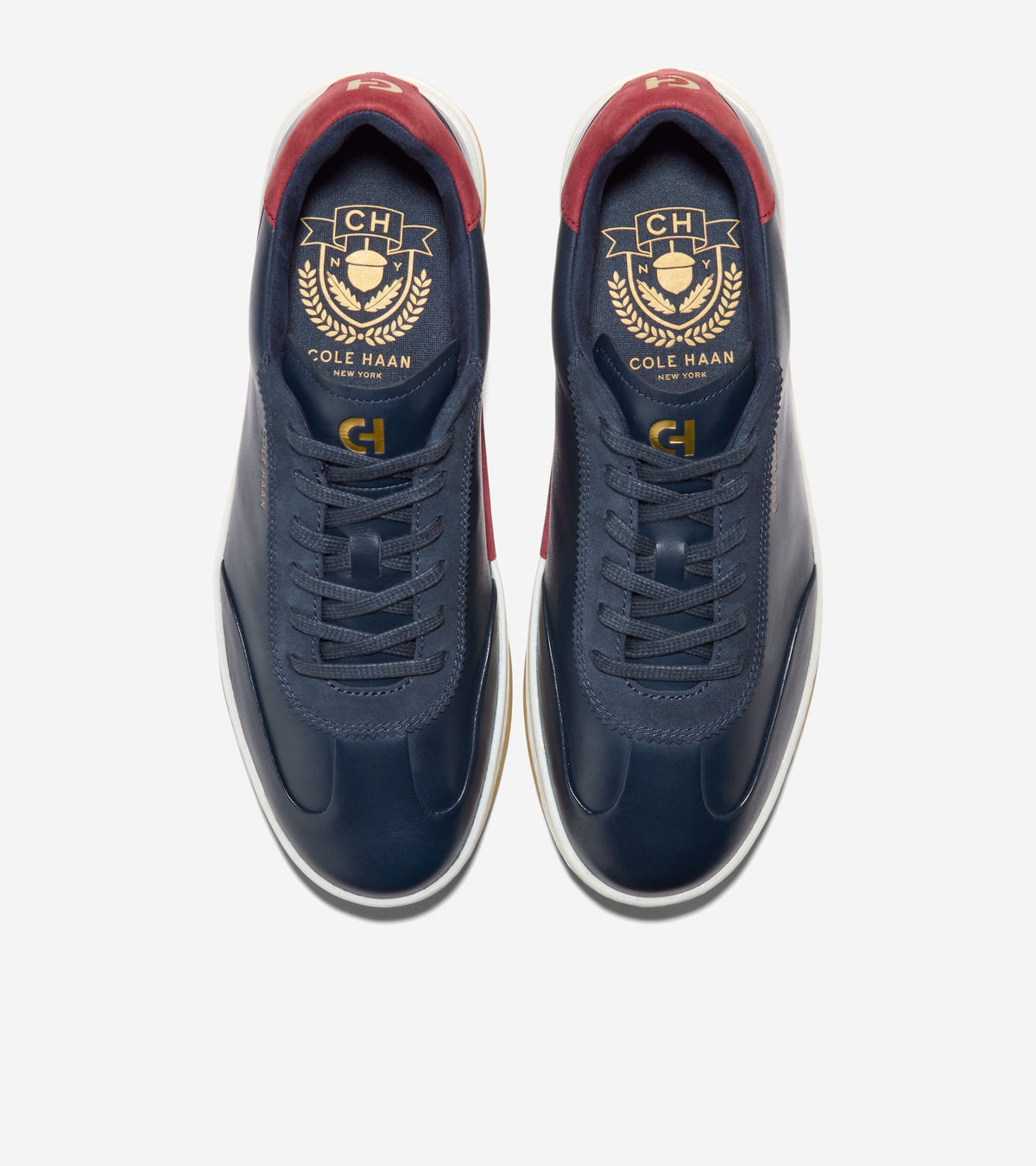 C44873:NAVY BLAZER / CH CLARET / IVORY