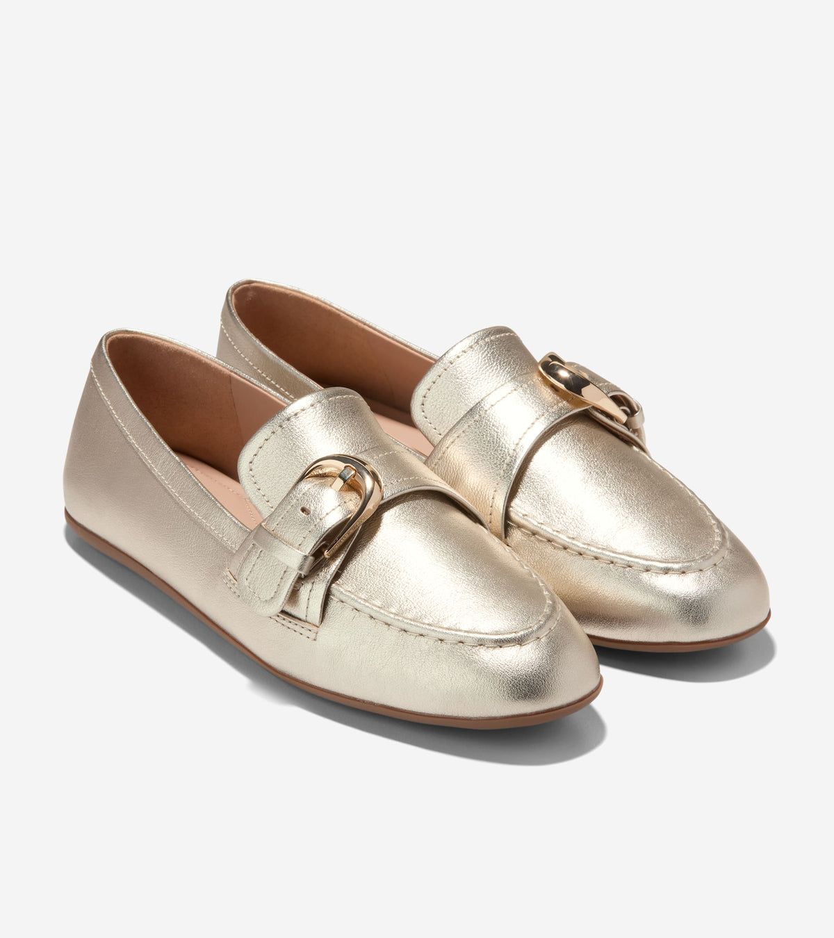 W36671:SOFT GOLD TUMBLED LEATHER