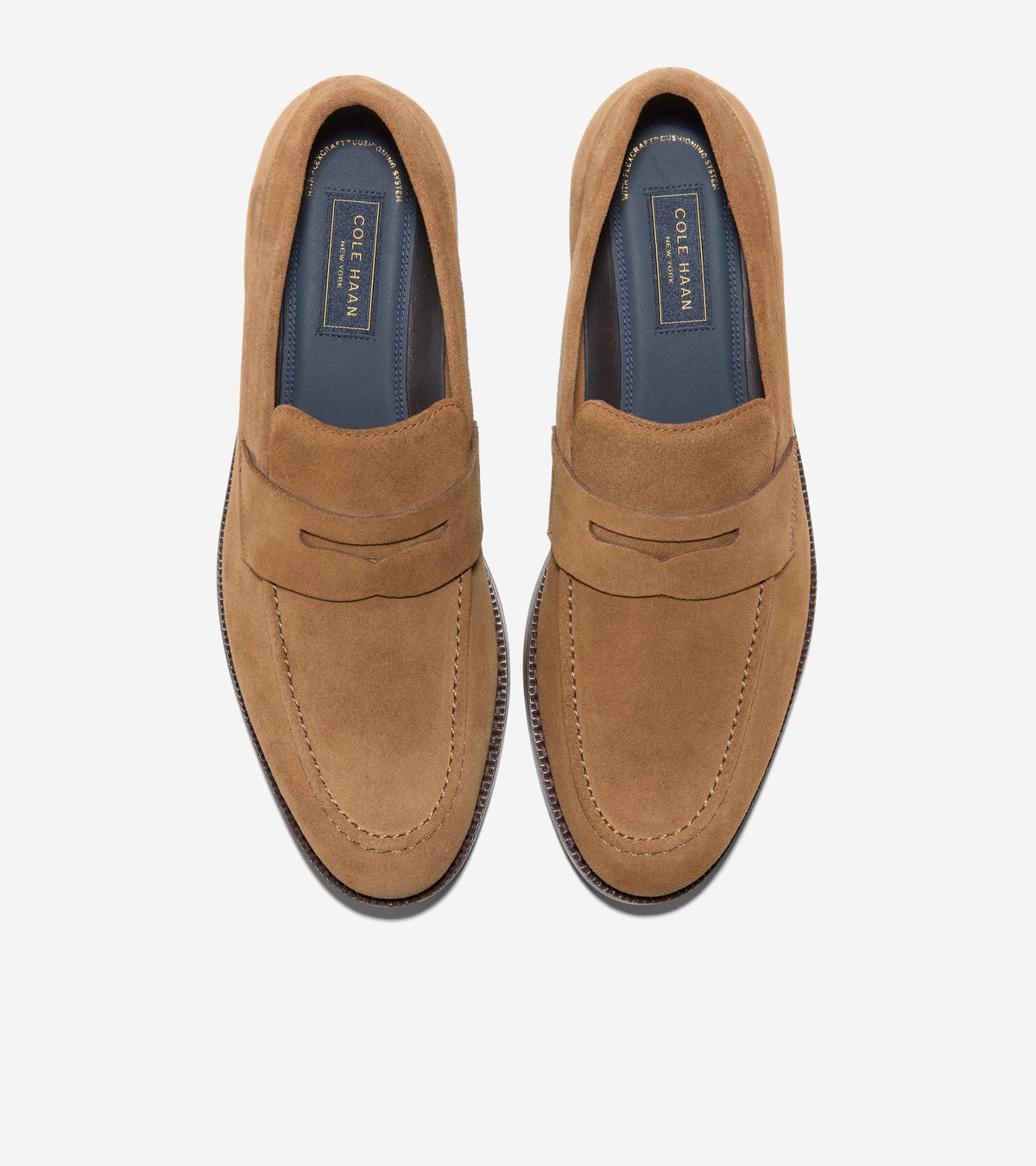 C44501:CH SPICED BROWN SUEDE / DARK NATURAL