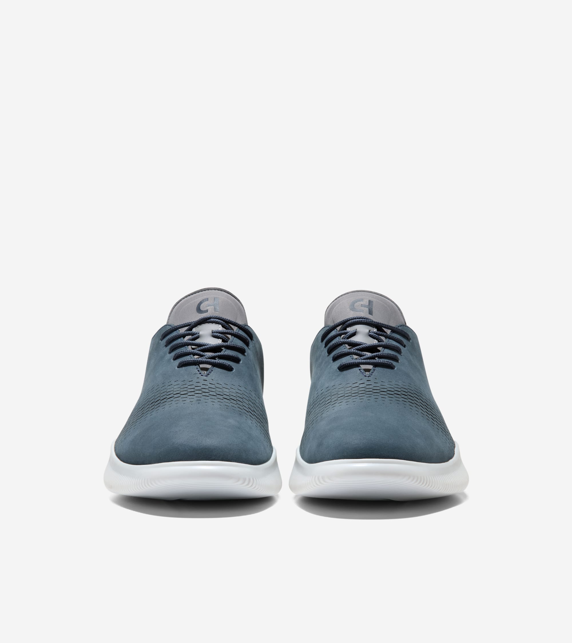 ネイビー（Lサイズ）Stone  Men's 6.ZERØGRAND Laser Quick-On Oxfords