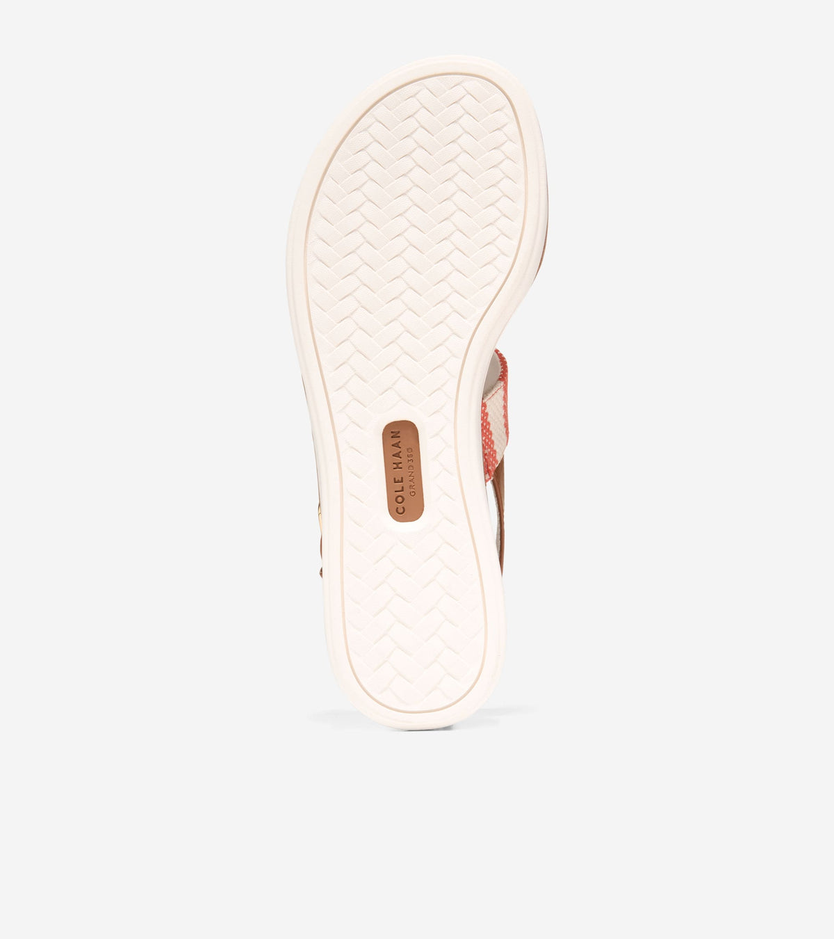 W36542:SUMMER FIG & NATURAL STRIPE CANVAS / CH BRITISH TAN LTHR