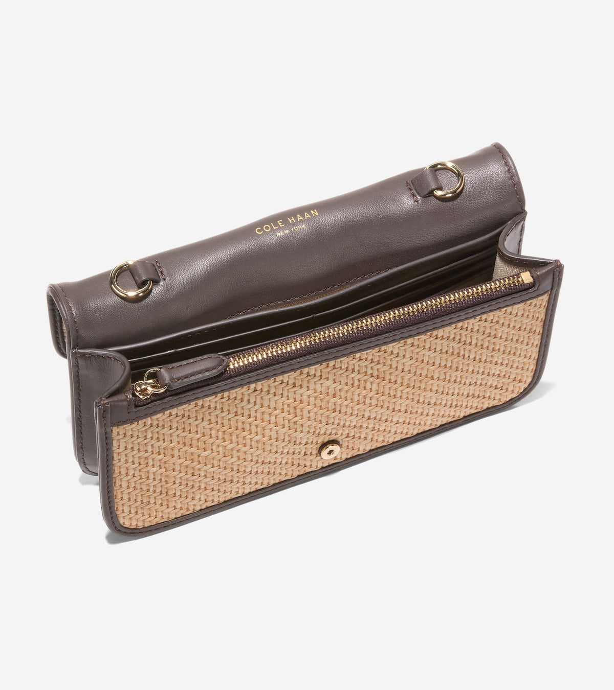 U08203:NATURAL RAFFIA/DK. CHOCOLATE:0000