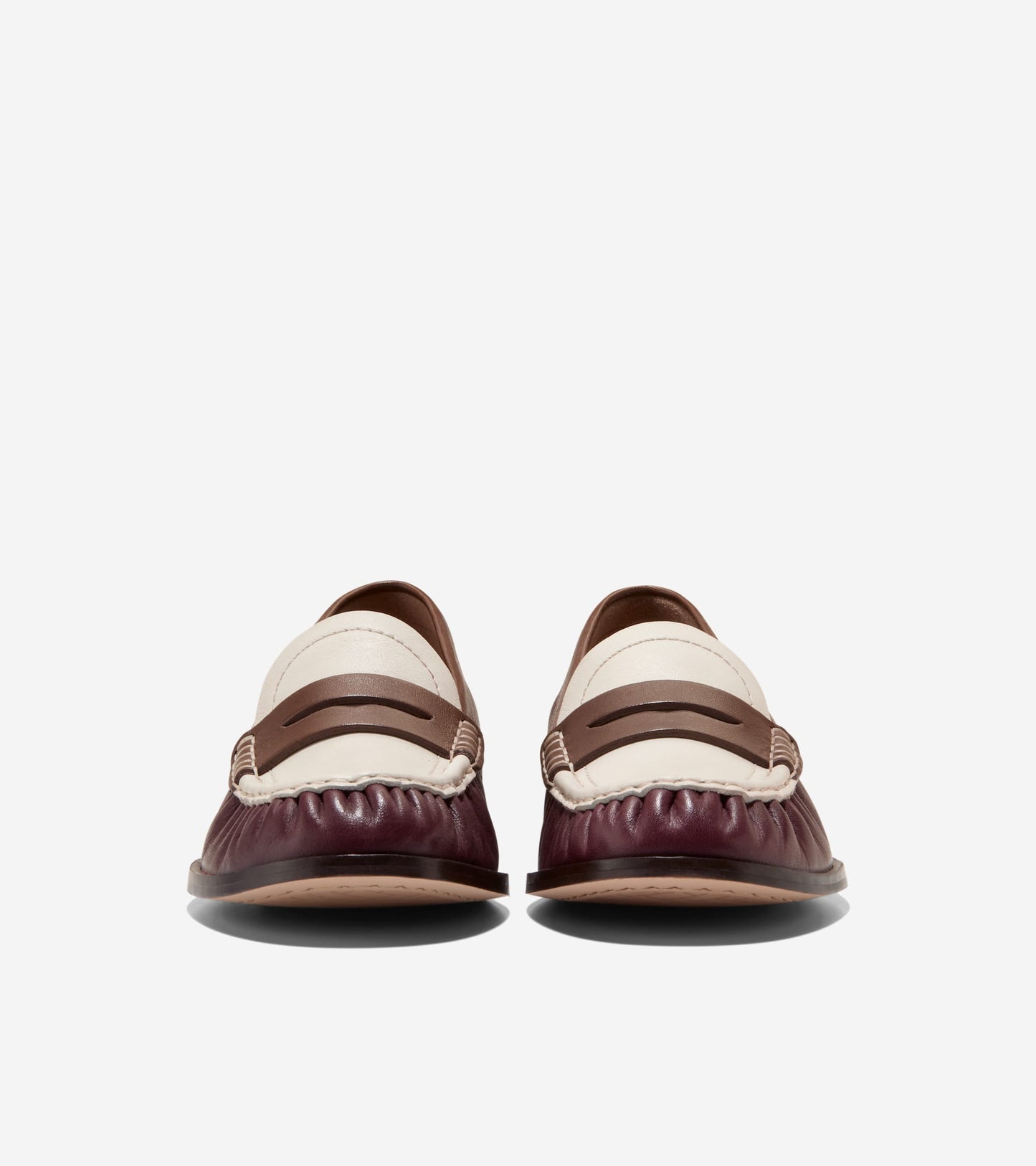 W37329:CH BLOODSTONE / FONDUE FUDGE / IVORY LEATHER